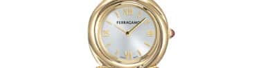 שעון Ferragamo עם יהלומים מקולקציית Gancini Twisted, שעון לאישה ,דגם SFJK00626