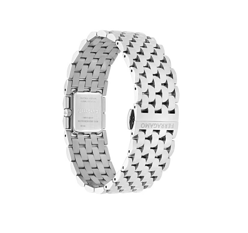 שעון Ferragamo מקולקציית  Manchette עם אמרלד ויהלומים, שעון לאישה ,דגם SFJM00526