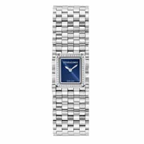 שעון Ferragamo מקולקציית  Manchette עם אמרלד ויהלומים, שעון לאישה ,דגם SFJM00526