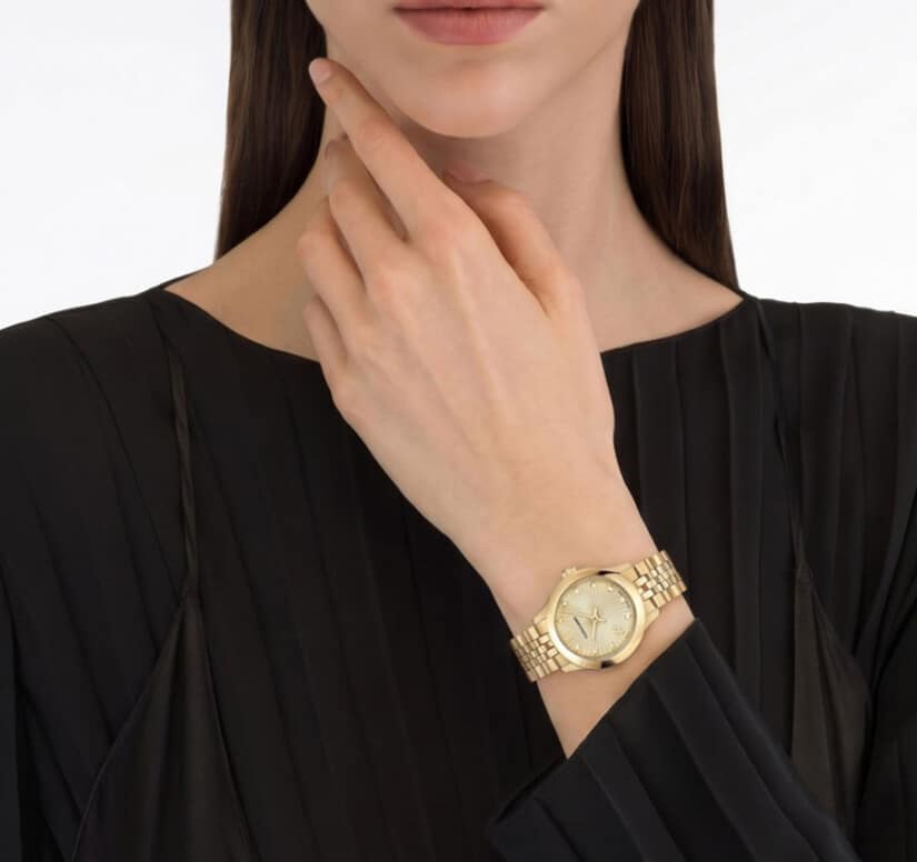 שעון Ferragamo עם יהלומים מקולקציית DUO, שעון לאישה ,SFSA00926