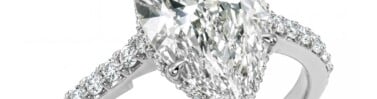 טבעת יהלומי מעבדה, 14K, משובצת 2.60 קראט יהלום מעבדה, דגם RDLMRE29932