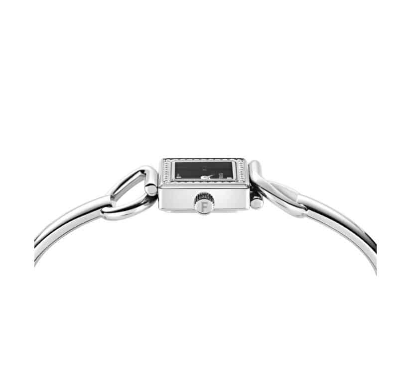 שעון-צמיד עם יהלומים FERRAGAMO לאישה מקולקציית ID ELEMENTS - GANCIO EVO, דגם SFJG00226