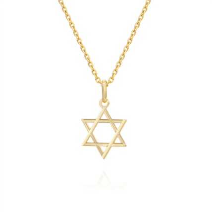 שרשרת מגן דוד, זהב 14K, דגם CN00051S