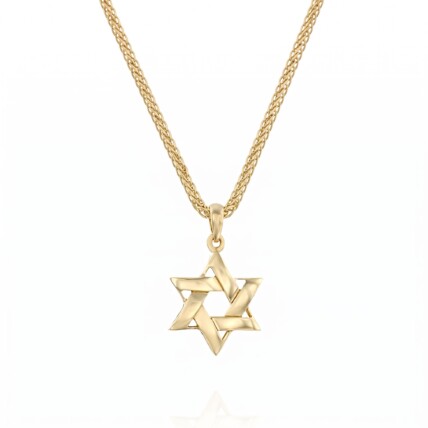 תליון מגן דוד, 14K זהב, דגם P3184B